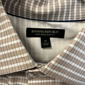 Banana Republic Non Iron Slim Fit Dress Shirt